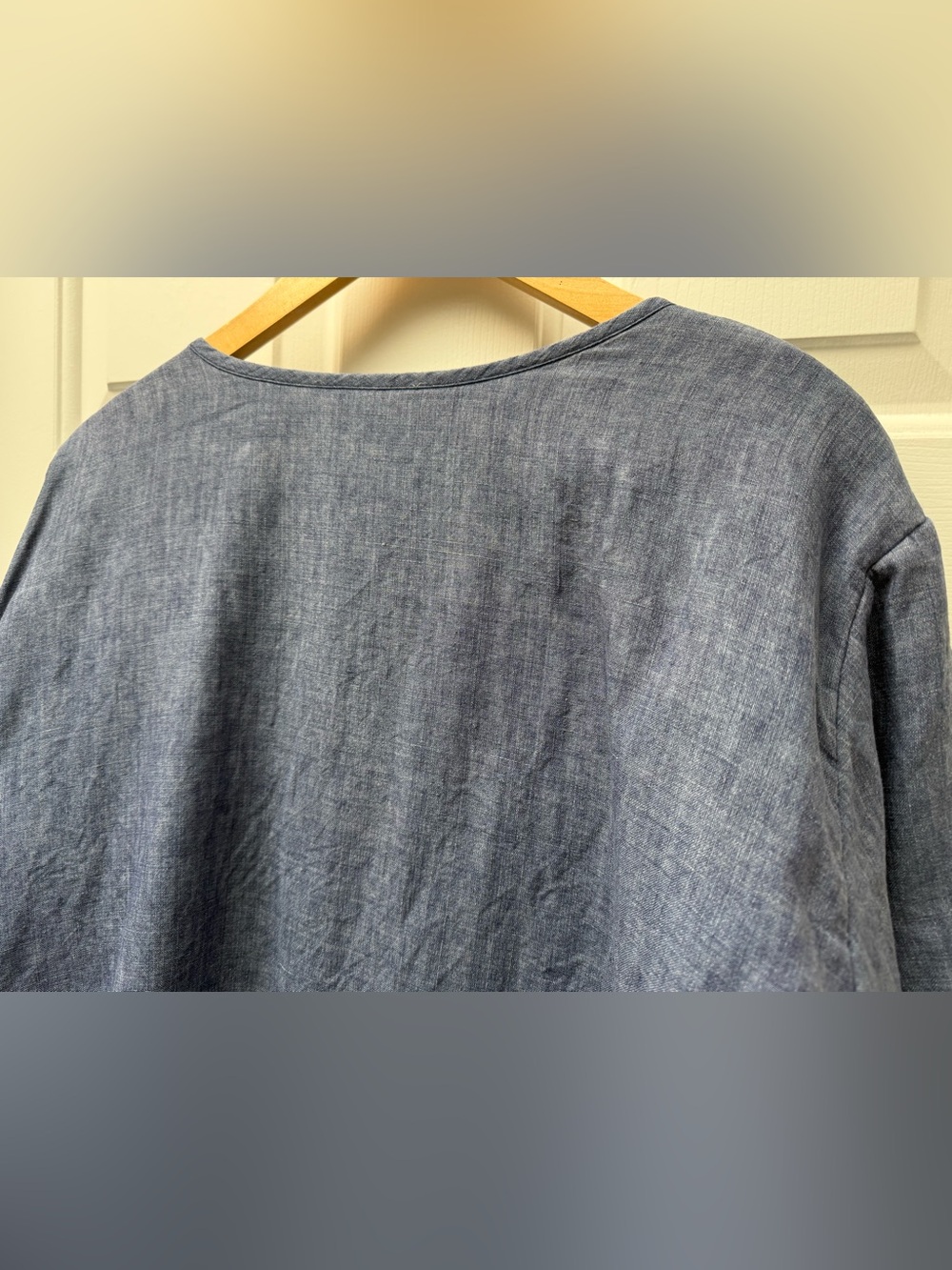 EILEEN FISHER 💯 Linen Organic Quilted Jacket - Picture 5 of 10